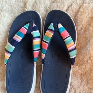 Vera Bradley Multicolor Striped Sandals